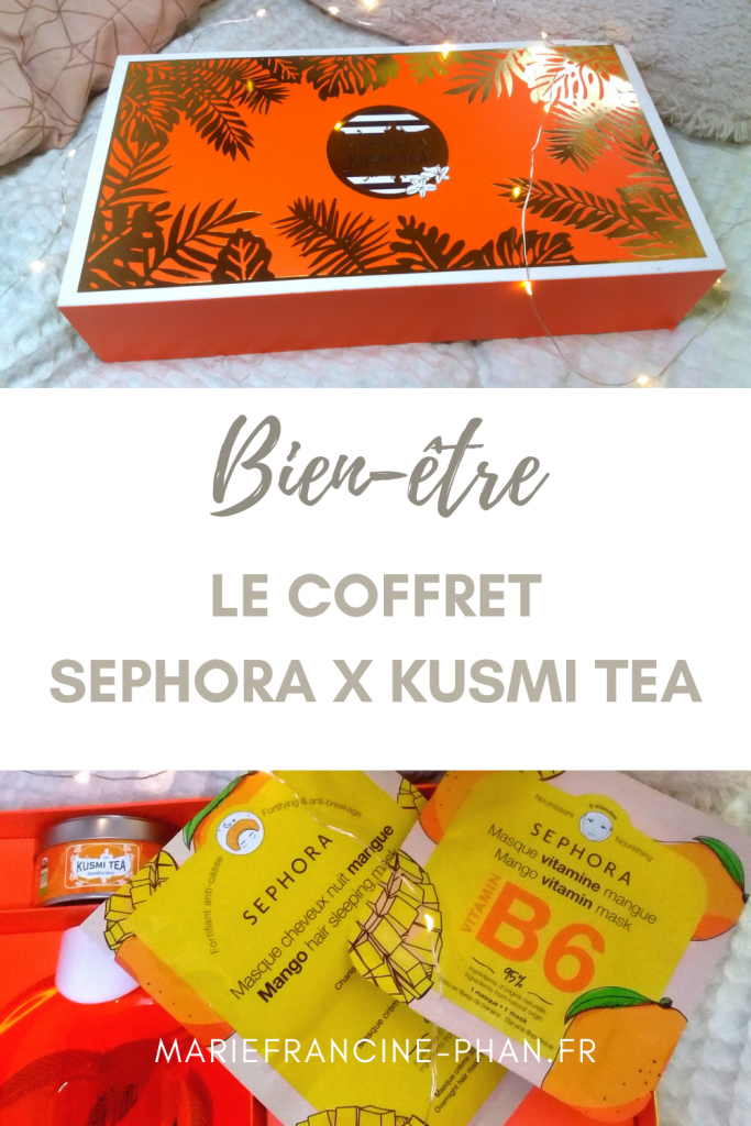 Sephora collabore avec Kusmi Tea pour apporter un peu de chaleur dans notre routine de soins ! Je vous montre les produits du kit !